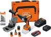 FEIN Cordless Drill ASCM 18-4 QM AS Metal Advanced Top Set, 4-Speed, with Brushless Motor and QuickIN Interface, with Accessory Set, 1 Battery (GBA 18 V 5.0 Ah AS) and Charger (GAL 1880 CV AS)