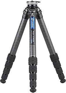 Leofoto - Ranger - Treppiede in carbonio con base di livellamento - Gambe regolabili in 3 angoli - Ideale per Lavori Panoramici e Videografi - LS-365CEX