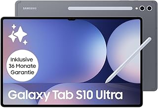 Samsung Galaxy Tab S10 Ultra AI Tablet, Android Tablet, 12GB RAM, 1TB Memory, AMOLED Display, Anti-Reflective Coating, Includes S Pen, 5G, Moonstone Grey