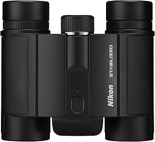 NIKON Stabilised Binoculars 10X25 S (Compact and Ultralight Binoculars with Image Stabilization)