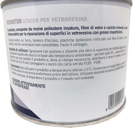 MULTICHIMICA - RESINSTUK STUCCO P/VETRORESINA 500