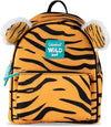 Mini Zaino Wild Bag Tigre Colourbook Wild - Zaino Asilo, Zainetto Bimbi,Spallacci Regolabili, Cintura Toracica 20x24x11 cm