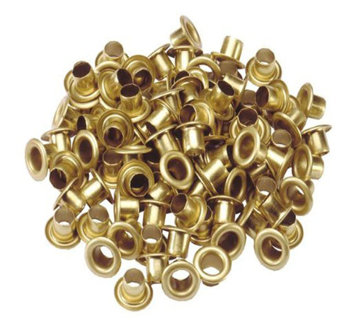 Occhielli ottonati chiusura a pressione per riparazione teloni 50 pezzi