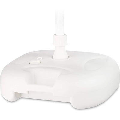 Base in plastica per ombrellone da giardino e mare, riempibile con acqua e sabbia