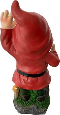 Sette nani in poliresina da giardino nanetti di Biancaneve per aiuola h 28 cm