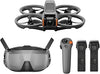 DJI Avata 2 Fly Smart Combo (Three Batteries), FPV Drone with Camera 4K, Immersive Experience, One-Push Acrobatics, Integrated Propeller Protection, 155 FOV, Camera Drone with Goggles N3 and RC