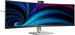Philips 49B2U6900CH - 49 Inch DQHD Curved Monitor, Webcam, Microphone, RJ45, Height-Adjustable (5120 x 1440, HDMI, DisplayPort, USB-C, USB Hub) Black