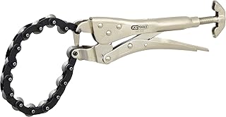 KS Tools 150.1515 Tagliatubi a Catena per Tubi di Scarico con Sistema Grip, in Acciaio Inossidabile, Campo di Lavoro, Diametro 19-83 mm