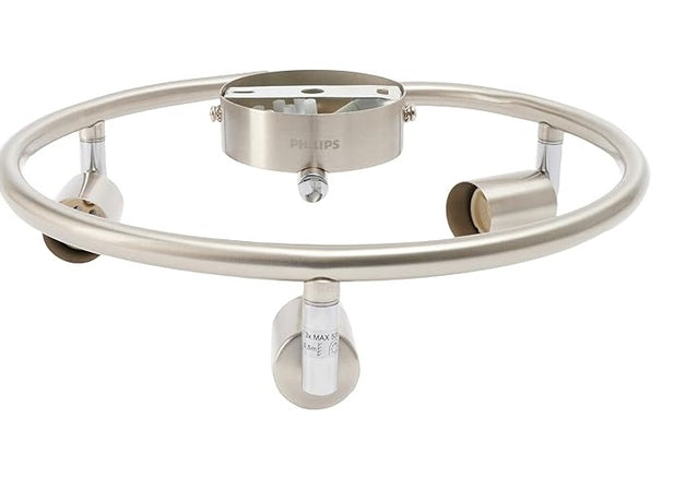 PHILIPS - LIMBALI FARETTI A SPIRALE 3LUCI NICKEL