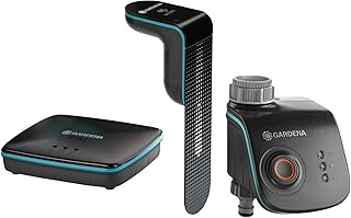 Gardena smart sensor control set: smart sensor, smart water control and smart gateway, all in one set, allows app-controlled and fully automatic watering of the garden (19202-20)
