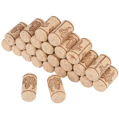 Tappi di sughero Agglomerato per bottiglie di vino impermeabili Ø23 x 38 mm 100 pezzi