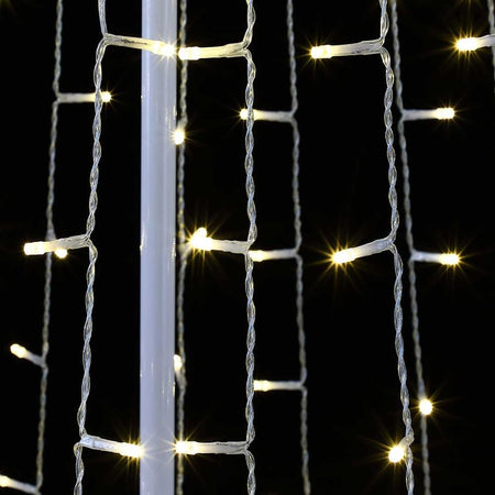 Albero di Natale a cono con led in movimento da esterno