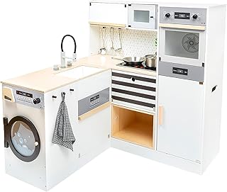 Small Foot Small Foot-11464 Bambini XL, Legno, Cucina Multifunzionale, Sistema modulare Giocattoli, Multicolore, 11464