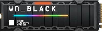 WD_BLACK SN850X NVMe SSD with Heatsink 8 TB Internal SSD (Gaming Memory, PCIe Gen4 Technology, Read 7200 MB/s, Write 6600 MB/s) Black