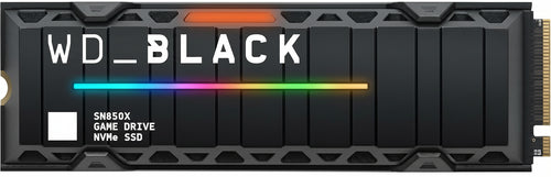 WD_BLACK SN850X NVMe SSD with Heatsink 8 TB Internal SSD (Gaming Memory, PCIe Gen4 Technology, Read 7200 MB/s, Write 6600 MB/s) Black