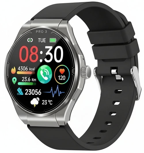 Knauermann PRO 3 (2024) Silver, silver, Regular, Silicone, black