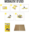 Tavolette adesive per topi e ratti trappola in legno con colla topicida