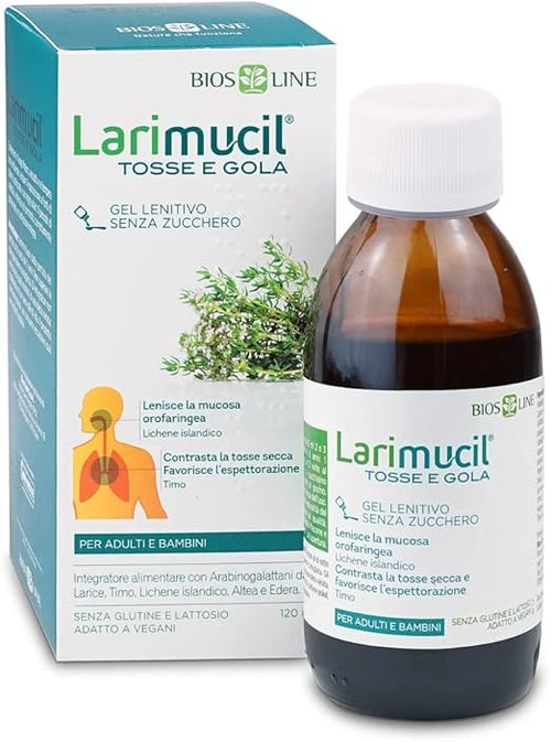 Larimucil tosse e gola sciroppo senza zucchero