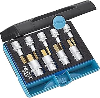 Hazet 986/9 Chiavi a Bussola con Inserto, Multicolore