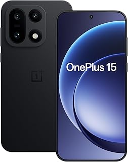 OnePlus 15 Smartphone with Tri-Chip AI, Snapdragon 8 Elite Gen5, 6.78 Inch 165Hz Display, 7300 mAh Battery, Triple 50MP Camera, 12GB RAM + 256GB Memory, Infinite Black