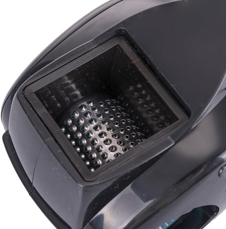 Grattugia cordless a batteria ricaricabile con lame in acciaio, colore nero