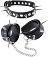 Rockhard bondage Kit set bondage fetish manette collare maschera frusta pelle PU
