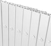 Traliccio estensibile per piante rampicanti in pvc Bianco