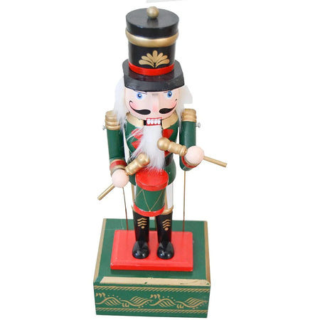 Statuetta decorativa "Soldatino schiaccianoci" natalizio con carillon decorazione natalizia