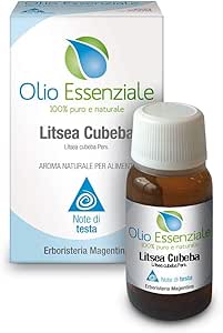 Erboristeria Magentina - Olio Essenziale Litsea Cubeba 10ml - Uso Alimentare
