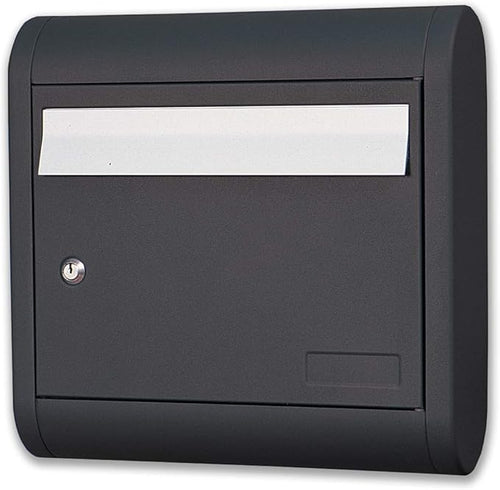 ALUBOX - CASSETTA POSTALE PER ESTERNI SOLE IN ALLUMINIO VERNICIATO COLORE GHISA