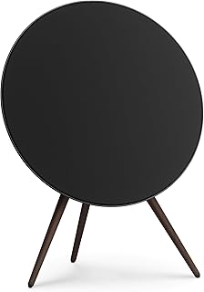 Bang & Olufsen Beosound A9 (5th Gen) - Legendary WiFi and Bluetooth Home Speaker with Room-Filling Sound, Powerful Luxury Floor Speaker with Oak Legs - Black Anthracite
