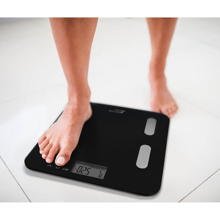 Bilancia pesa persone digitale con analisi corporea, portata massima di 180 kg