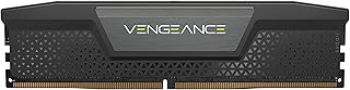 CORSAIR Vengeance DDR5 192GB (4x48GB) DDR5 5200MHz C38 Optimierter Intel-Desktopspeicher (Onboard-Spannungsregelung, Benutzerdefinierte XMP 3.0-Profile, Massiver Aluminium-Heatspreader) Schwarz