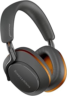 Bowers & Wilkins PX8 McLaren Edition Over Headphones with Noise Cancellation, Wireless, Bluetooth 5.0 and Fast Charge, 30 Hours High Resolution Playback and Built-in Microphone