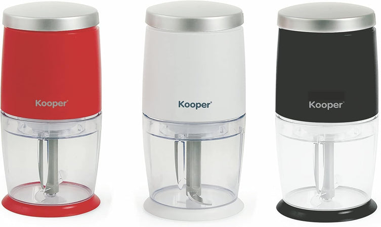 Tritatutto mini "Easy chopper" per tritare e sminuzzare con recipiente in plastica da 400 ml