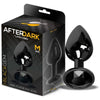 Afterdark Plug Anale Nero Taglia M con Gemma Nera