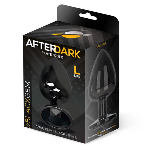 Afterdark Plug Anale Taglia L Black Gem