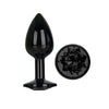 Afterdark Plug Anale Taglia S con Gemma Nera