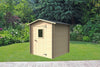 Casetta in legno con porta e finestra deposito da giardino per attrezzi Made in Italy 200 x 200 x h 217 cm
