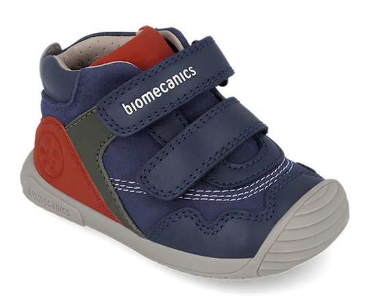 Scarpe bimbo Biomecanics alte blu numeri dal 19 al 25