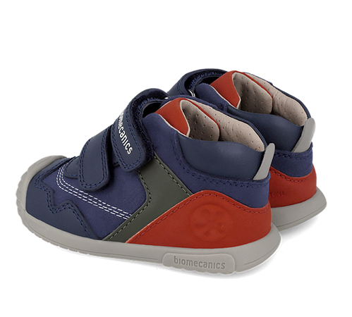 Scarpe bimbo Biomecanics alte blu numeri dal 19 al 25