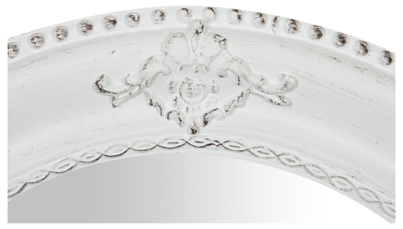 Biscottini Specchiera da appendere verticale/orizzontale L64xPR4xH84 cm finitura bianco anticato.