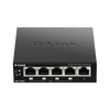 D-Link DGS-1005P Non gestito L2 Gigabit Ethernet [10/100/1000] Supporto Power over Ethernet [PoE] Nero (D-Link DGS 1005P - Switch - 5 x 10/100/1000 [4 PoE+] - desktop - PoE+ [60 W])
