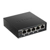 D-Link DGS-1005P Non gestito L2 Gigabit Ethernet [10/100/1000] Supporto Power over Ethernet [PoE] Nero (D-Link DGS 1005P - Switch - 5 x 10/100/1000 [4 PoE+] - desktop - PoE+ [60 W])