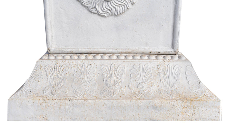 Biscottini Vaso Calice con Base Biscottini in Ghisa Anticata 140x140x370 Giardino Esterno