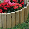 Bordura per aiuole in legno Lasa di pino naturale per recinzioni giardino e terrazzo