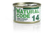 Natural Code Scatoletta 14 gusto Tonno e Verdure per Gatti Adulti 85gr