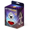 Plug Anale Taglia M con Gemma a Forma di Cuore Rosso Afterdarck