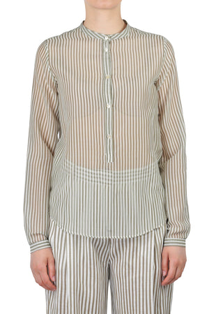 JUCCA Jucca - Blusa - 451206 - Verde/Bianco da donna