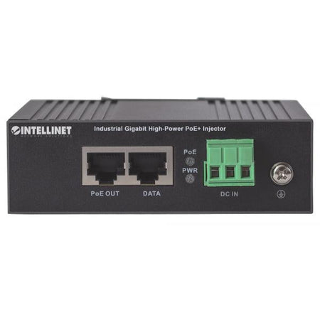 Iniettore Industriale per Guida DIN Gigabit High-Power PoE+ 30W